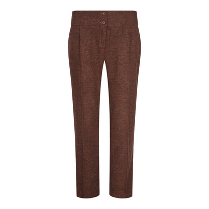 TruClothing Women's Tweed Suit – Blazer, Waistcoat & Trousers | Rust Brown