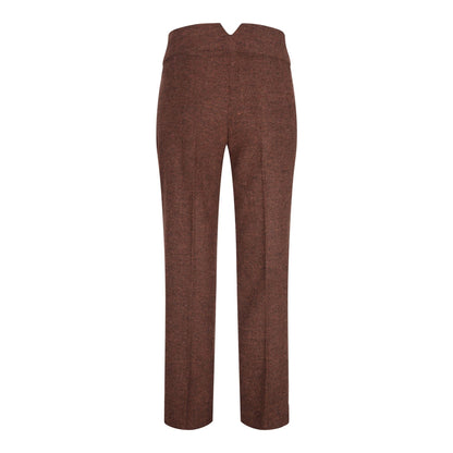 TruClothing Women's Tweed Suit – Blazer, Waistcoat & Trousers | Rust Brown