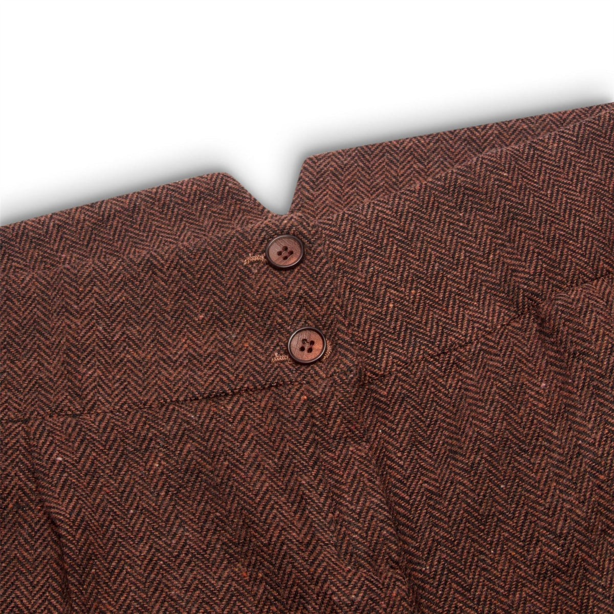 TruClothing Women's Tweed Suit – Blazer, Waistcoat & Trousers | Rust Brown