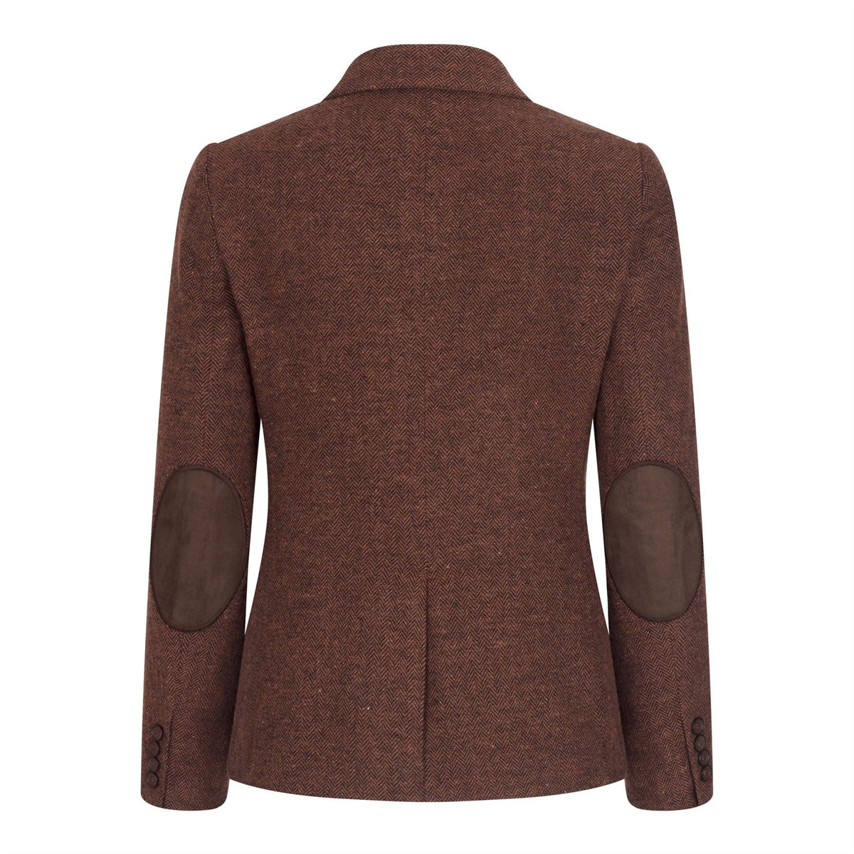 TruClothing Women's Tweed Suit – Blazer, Waistcoat & Trousers | Rust Brown