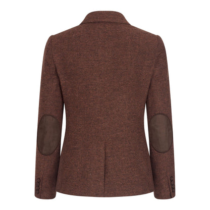TruClothing Women's Tweed Suit – Blazer, Waistcoat & Trousers | Rust Brown