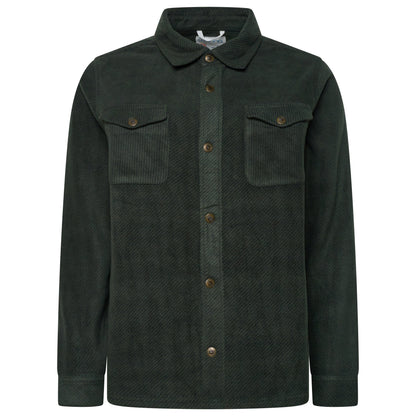 Laguna Mens Overshirt Jacket Brushed Warm Button Up Casual Shacket Coat - QHA UK