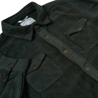 Laguna Mens Overshirt Jacket Brushed Warm Button Up Casual Shacket Coat - QHA UK