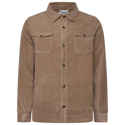 Laguna Mens Overshirt Jacket Brushed Warm Button Up Casual Shacket Coat - QHA UK