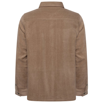 Laguna Mens Overshirt Jacket Brushed Warm Button Up Casual Shacket Coat - QHA UK