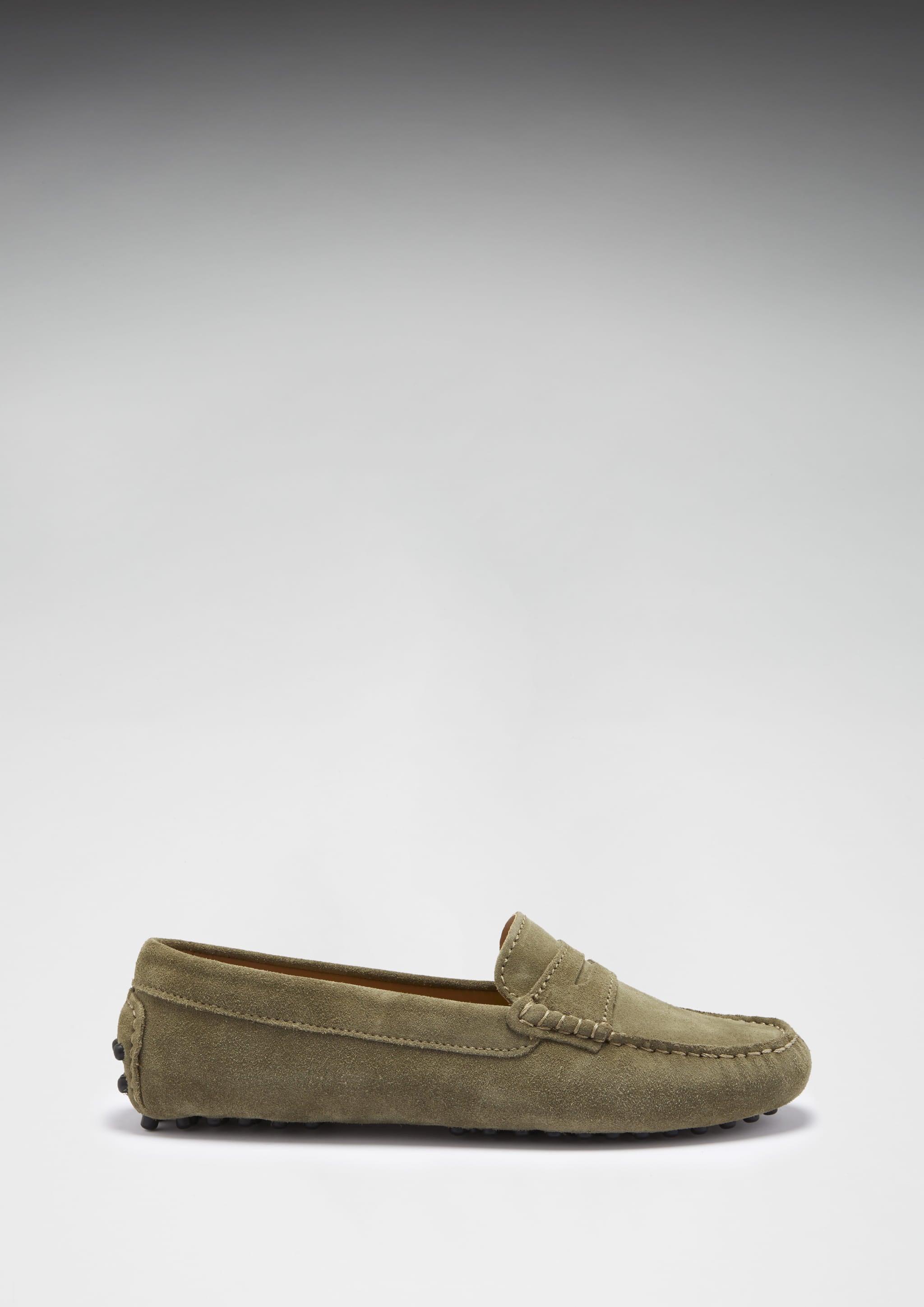 Women's Penny Driving Loafers, truffle suede
