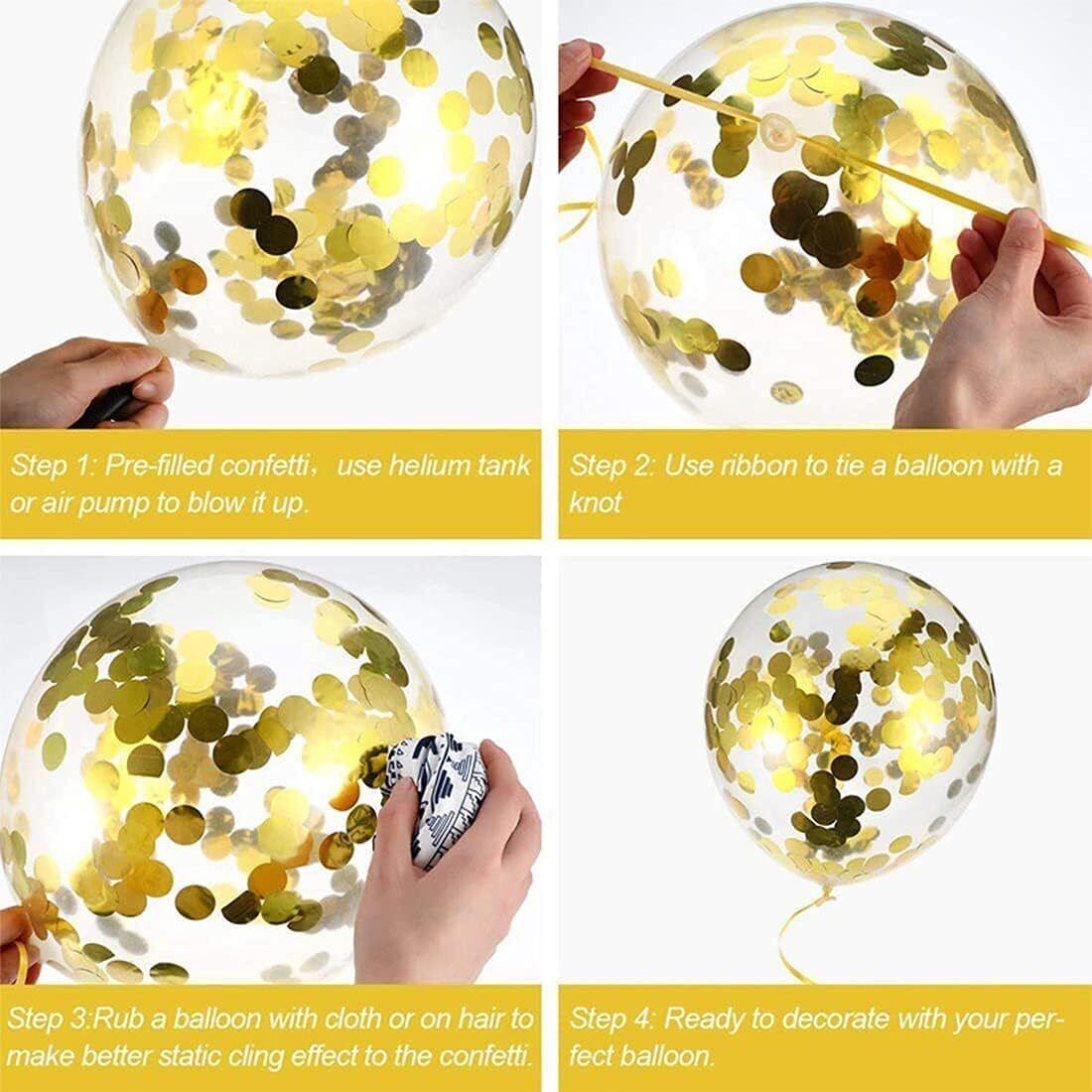 Birthday Decoration Balloon set for 18th, 21st, 30th, 40th, and 50th birthdays