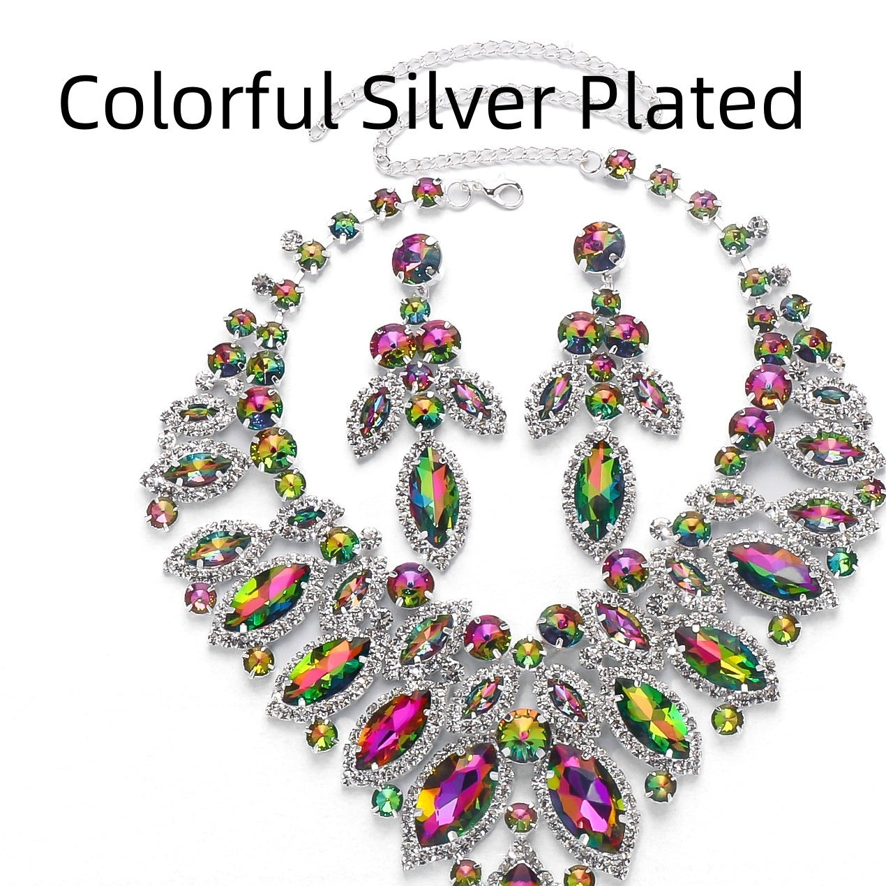 Luxury Leaf Necklace Suit