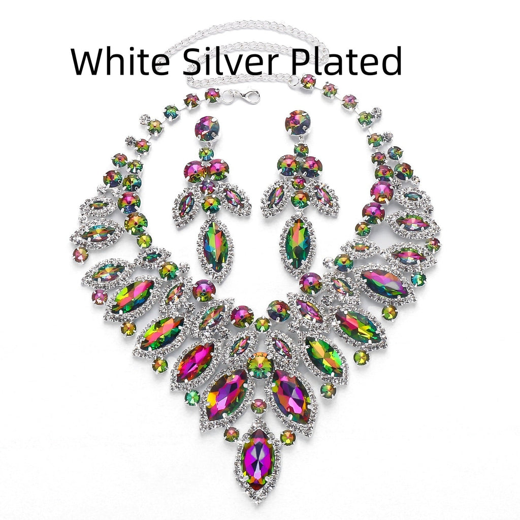 Luxury Leaf Necklace Suit