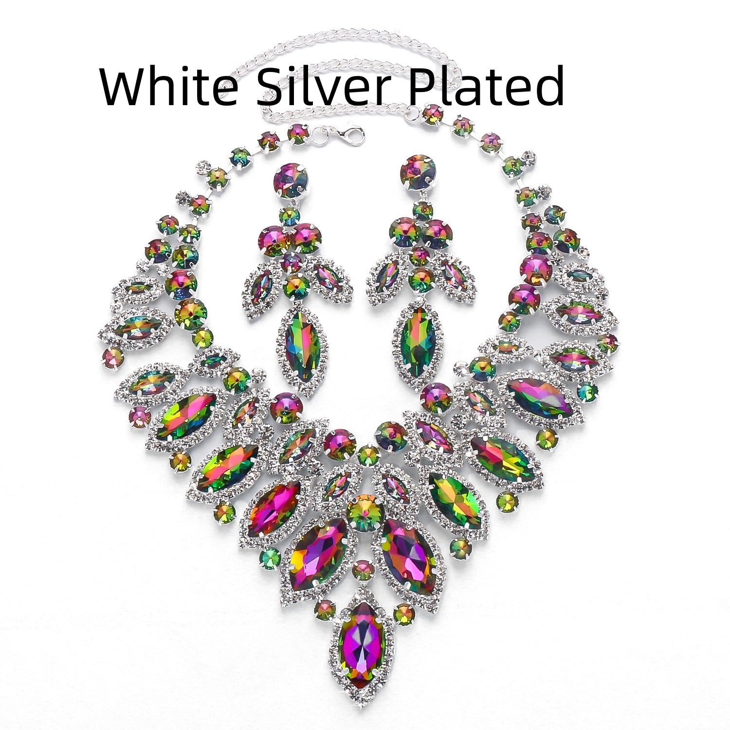 Luxury Leaf Necklace Suit