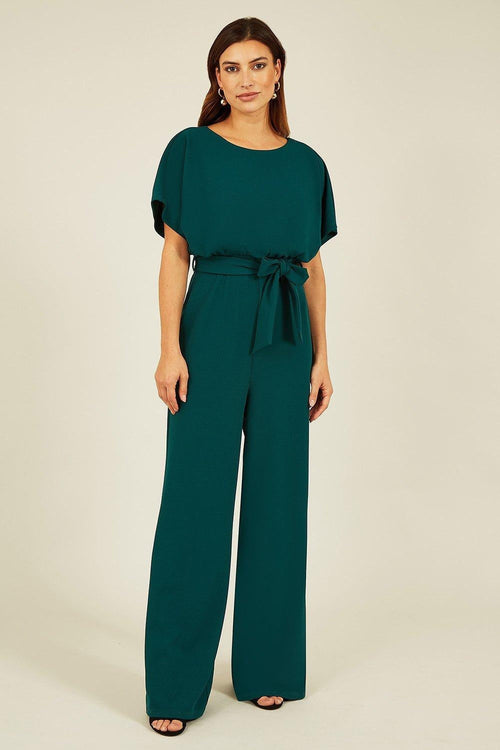 Mela Green Batwing Stretch Jumpsuit - QHA UK