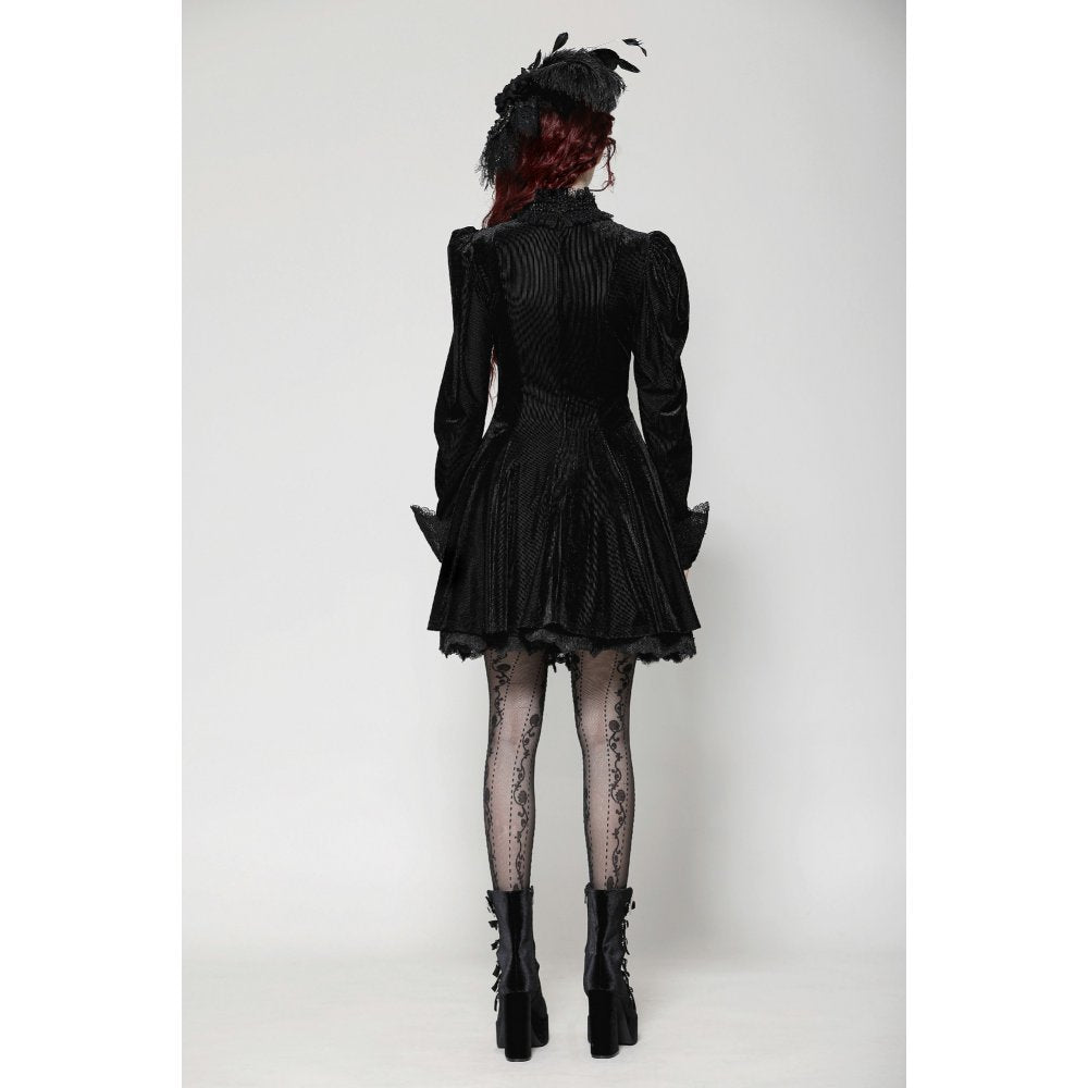 Dark in Love Inez Dark Elegant Velvet Lace Gown