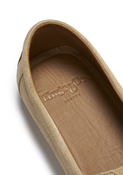 Mens Tyre Sole Espadrilles, taupe suede - QHA UK