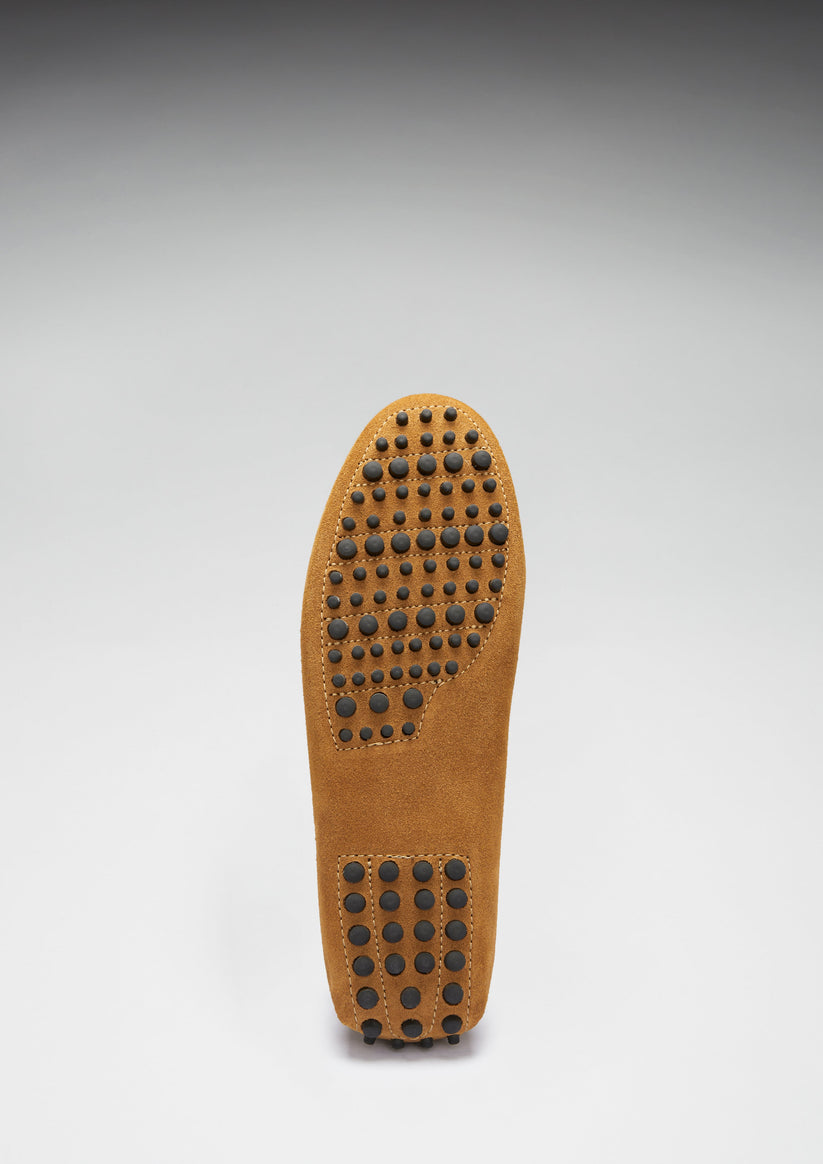 Driving Loafers, tobacco suede - QHA UK