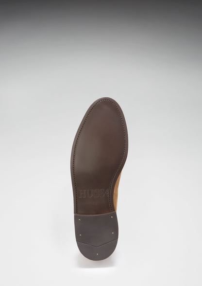 Tobacco Suede Jodhpur Boots, Welted Leather Sole - QHA UK