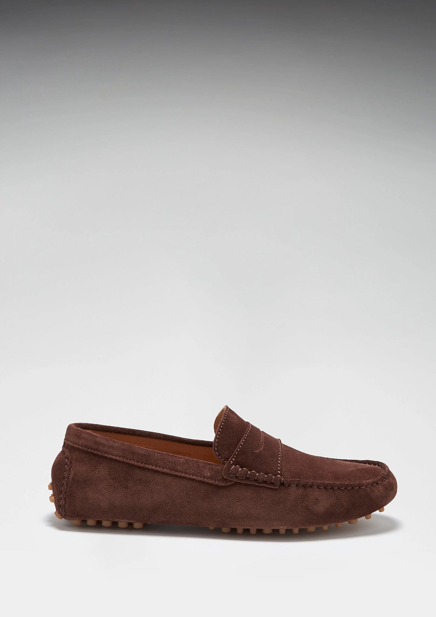 Hugs & Co Mens Brown Suede Penny Driving Loafers UK 7-14 product image 7