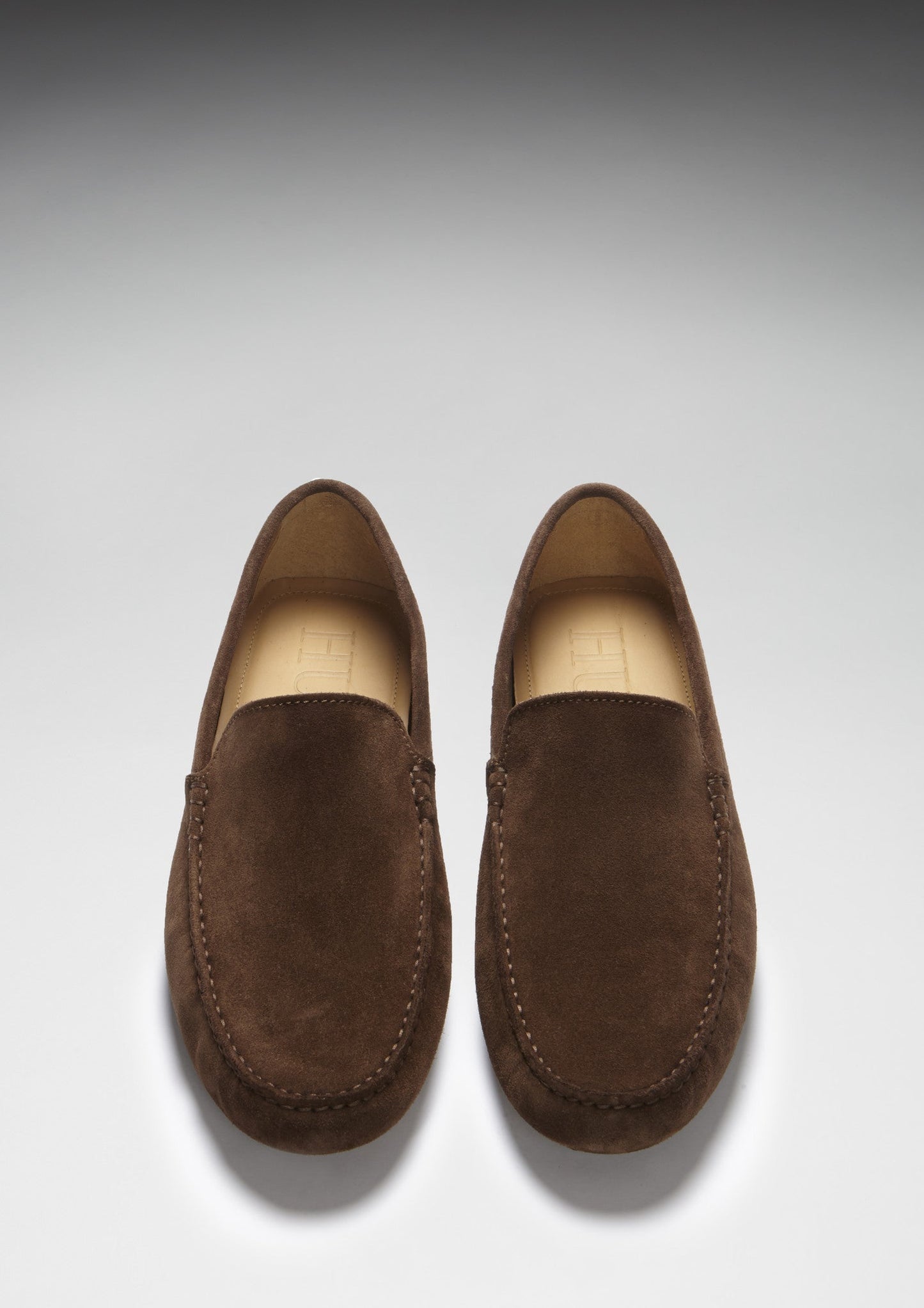 Hugs & Co Mens Brown Italian Suede Contemporary Loafers UK 7-14 product image 3