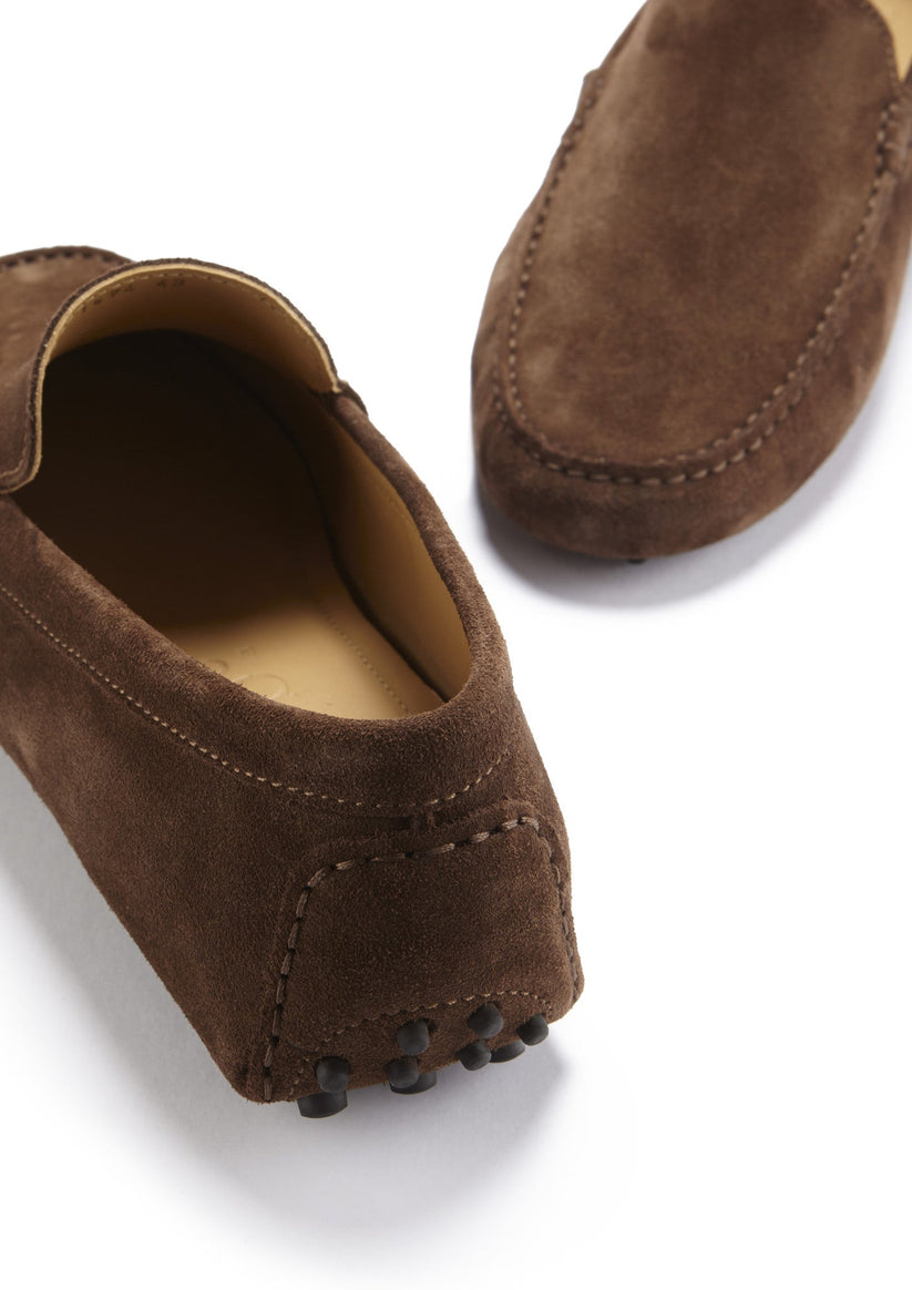 Hugs & Co Mens Brown Italian Suede Contemporary Loafers UK 7-14 product image 4