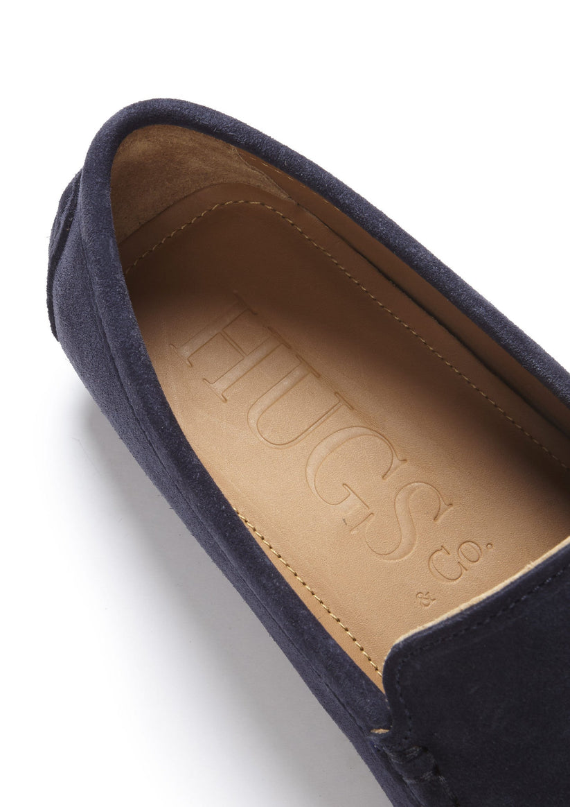 Hugs & Co Mens Navy Italian Suede Contemporary Driving UK 7-14 product image 6