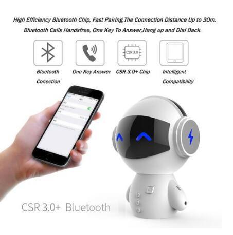 Mini Bluetooth Robot Speaker