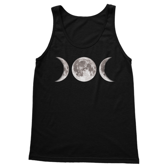 Triple Goddess Ladies Vest Top | Sleeveless Moon Phase Tank