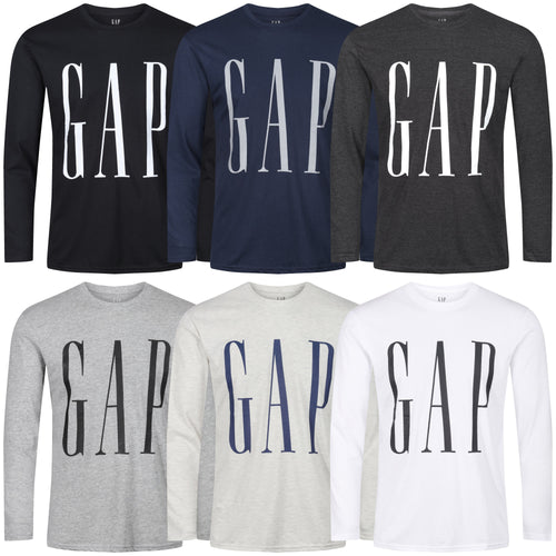 GAP Long Sleeve Logo T-Shirt - QHA UK