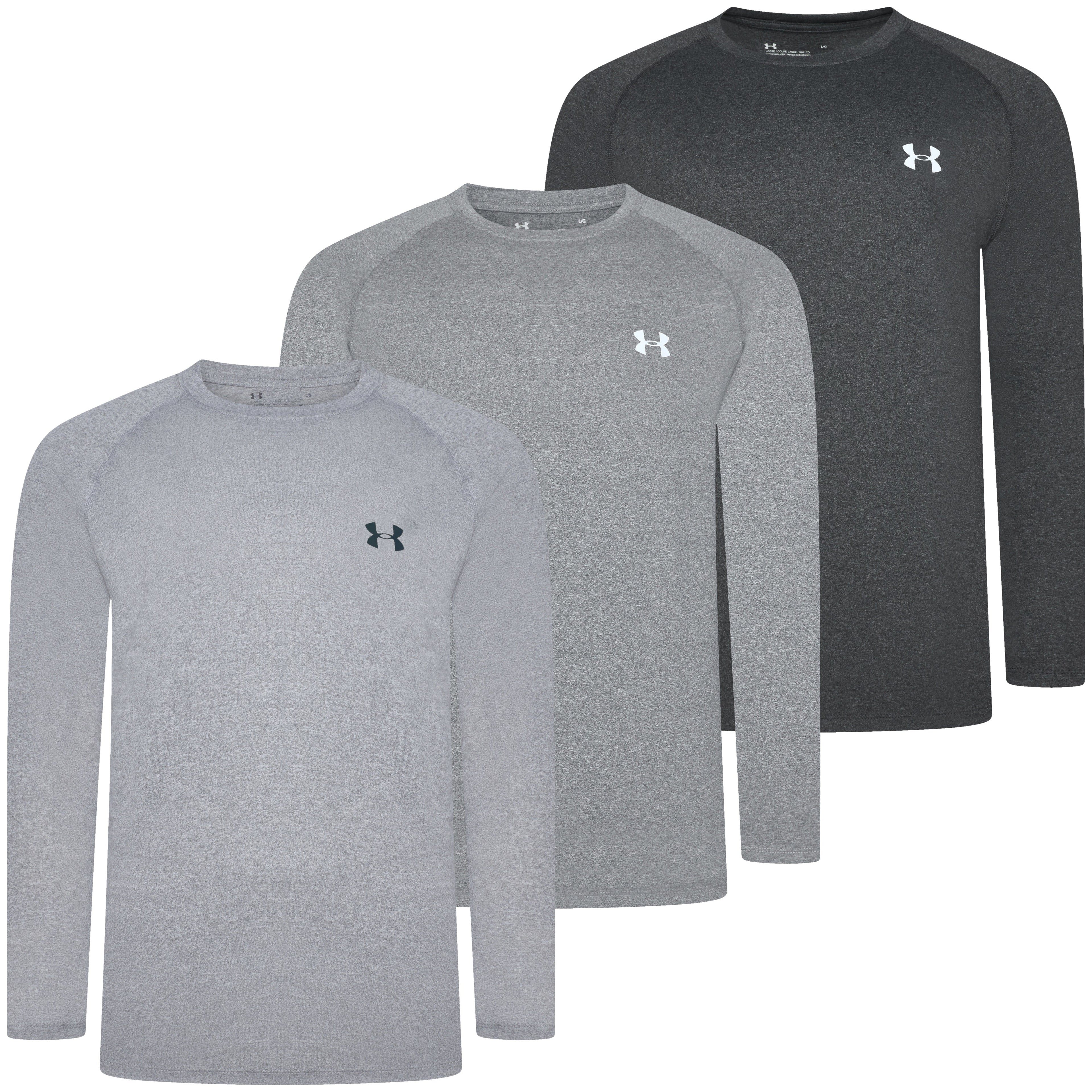 Under Armour Mens Soft Touch Long Sleeve T-Shirt Loose Fit Gym Top