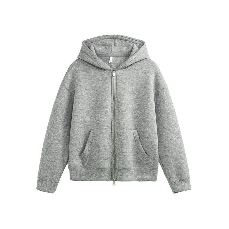 Unisex Retro Hoodie - Loose Solid Color