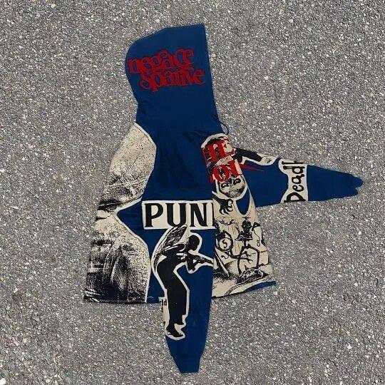 Vintage Gothic Loose Fit Hoodie