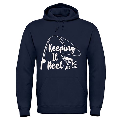 Keeping It Reel” Graphic Print Unisex Hoodie