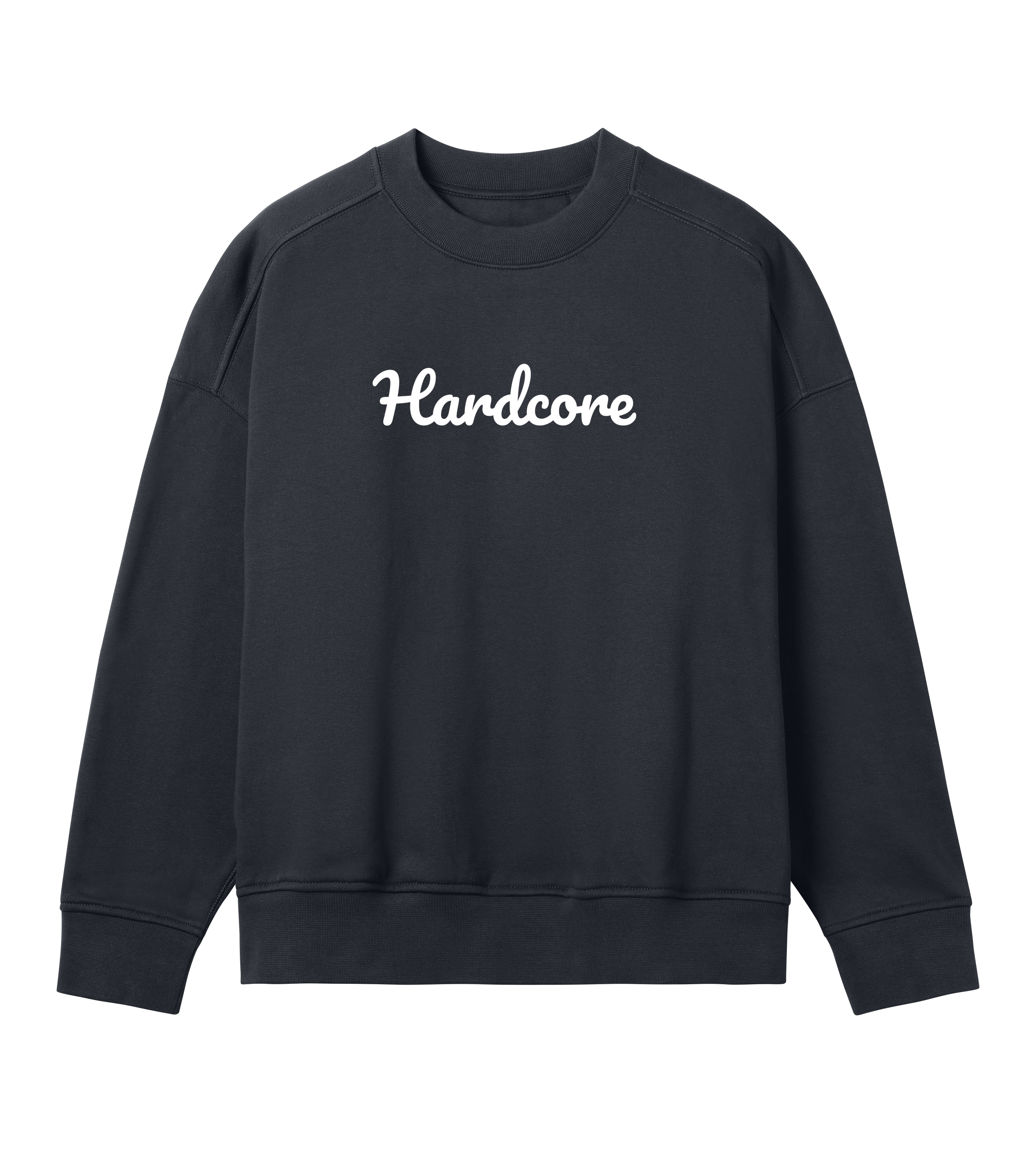 'Hardcore'  Womens oversized Sweatshirt