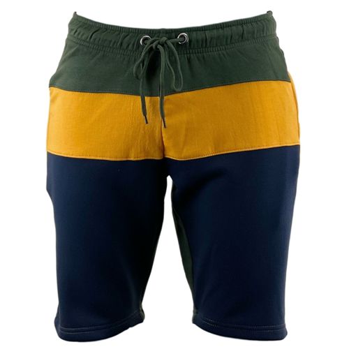 Mens Slim Fit Contrast Fleece Shorts - S010