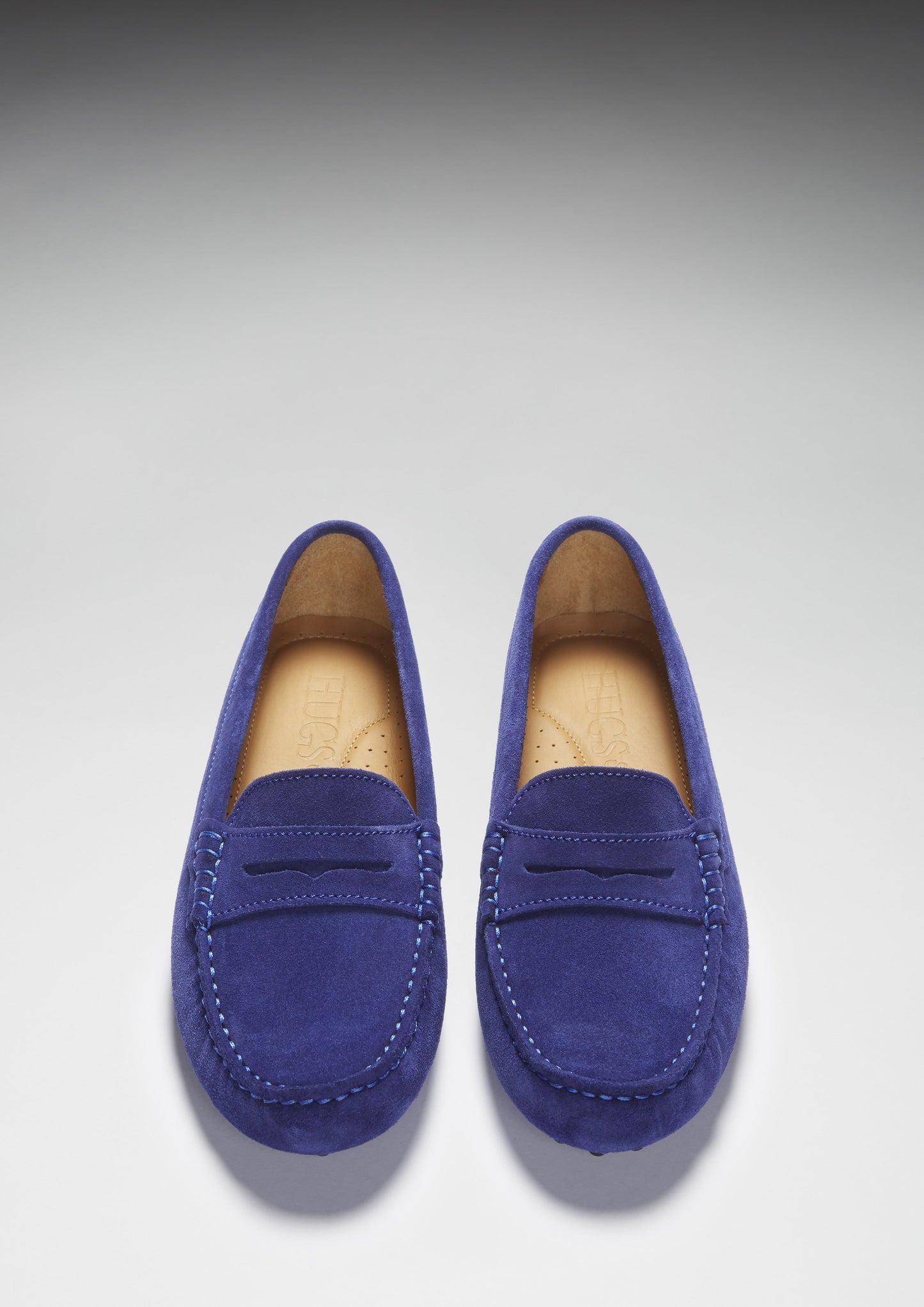 Loafers, ink blue suede - QHA UK