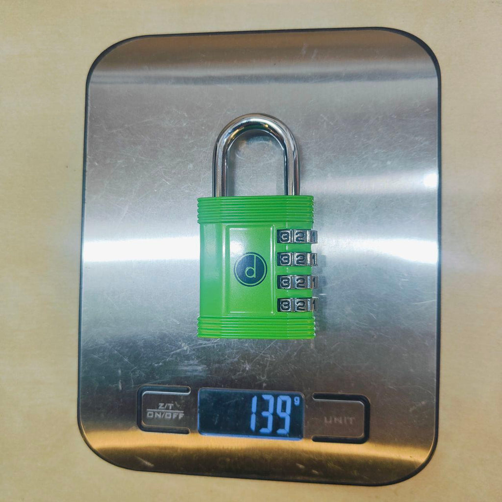Desired Tools 4-Digit Combination Padlock - Weatherproof for Gym, Gate & Storage