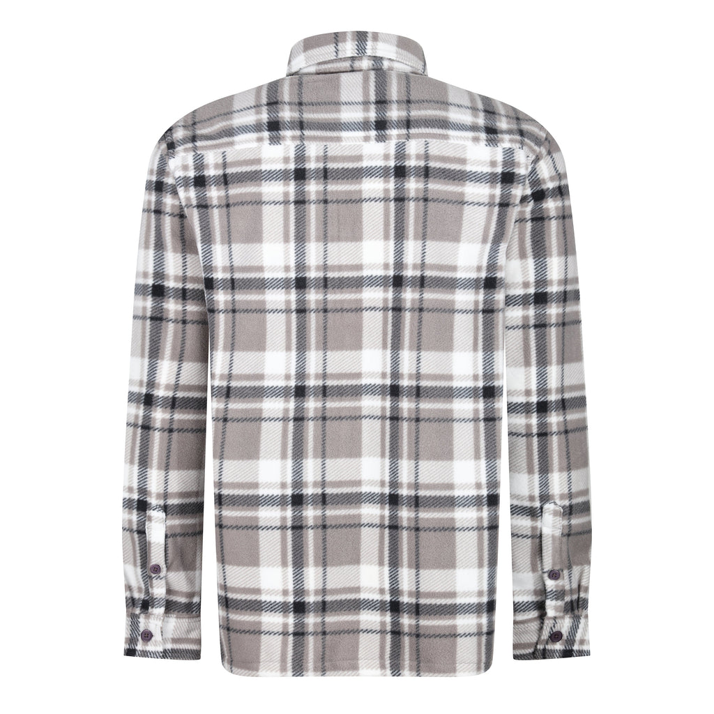 Brave Soul Belfast Check Fleece Overshirt