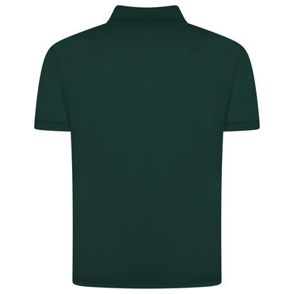 Mens 100% Cotton Polo Shirt Short Sleeve Pique Casual Work Top - QHA UK