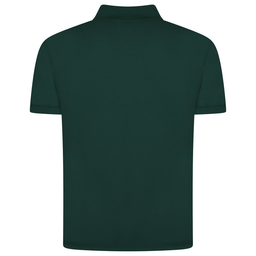 Mens 100% Cotton Polo Shirt Short Sleeve Pique Casual Work Top - QHA UK
