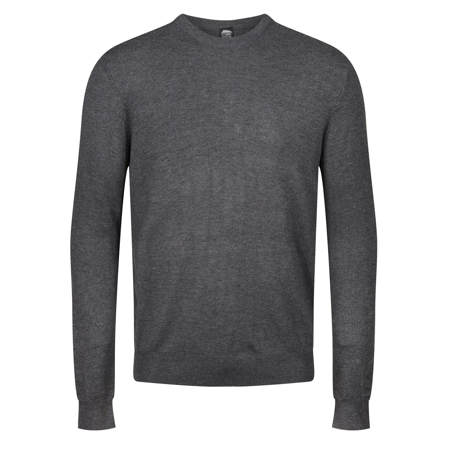 Mens Crew Neck Jumper Lightweight Knit Pullover Soft Casual Sweater - QHA UK