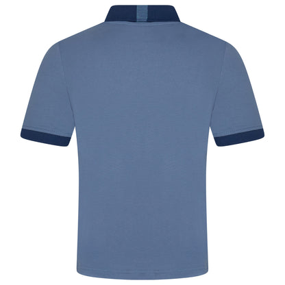 Mens Cotton Polo Shirt Contrast Collar Pique Casual T-Shirt S-2XL UK - QHA UK