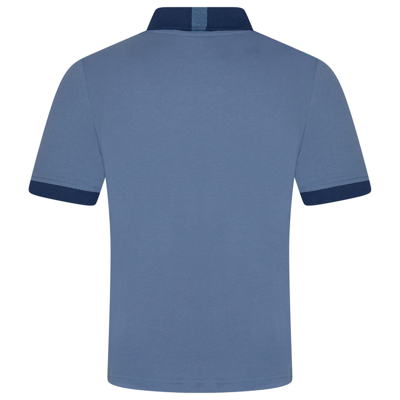 Mens Cotton Polo Shirt Contrast Collar Pique Casual T-Shirt S-2XL UK - QHA UK