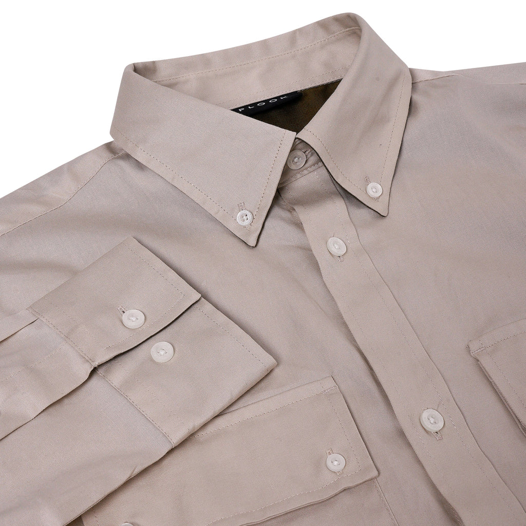 TL London 2 Pocket Long Sleeve Button Down Shirt