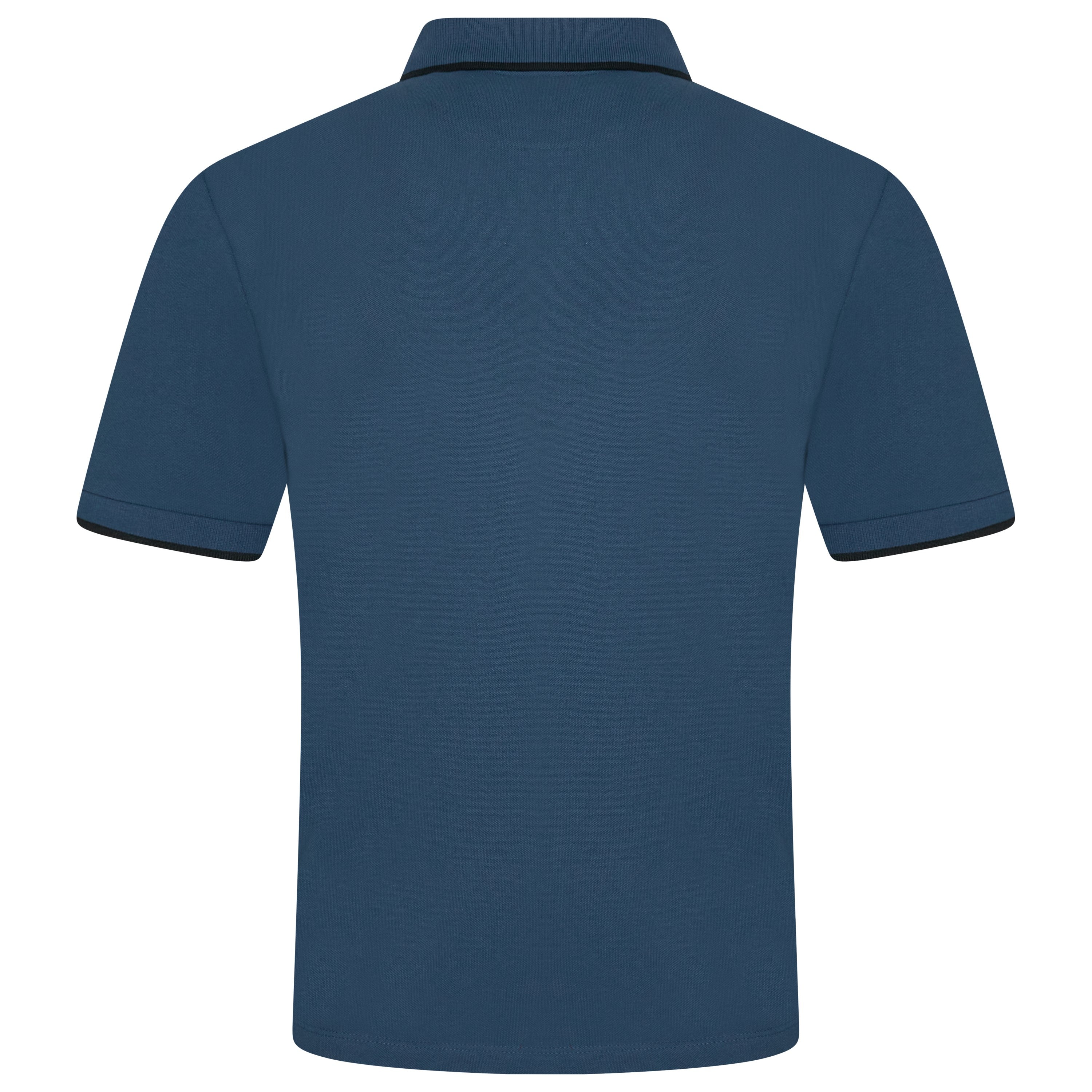 Evryone Contrast Diagonal Stripe Polo Shirt