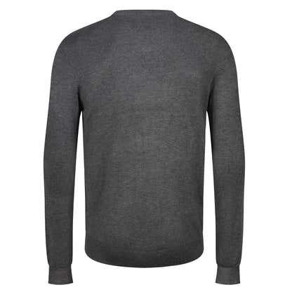 Mens Crew Neck Jumper Lightweight Knit Pullover Soft Casual Sweater - QHA UK