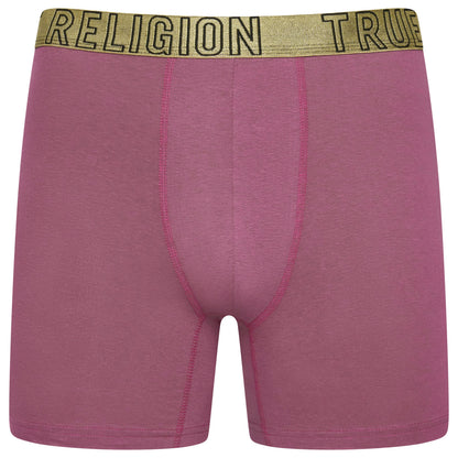True Religion Men's Fly Front Boxer Briefs Cotton Stretch Pack of 4 S–XL