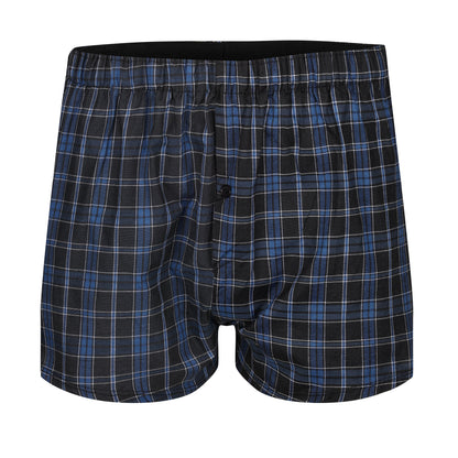 Payden Mens 3 Pack Check Boxer Shorts Cotton Rich Underwear S-2XL - QHA UK