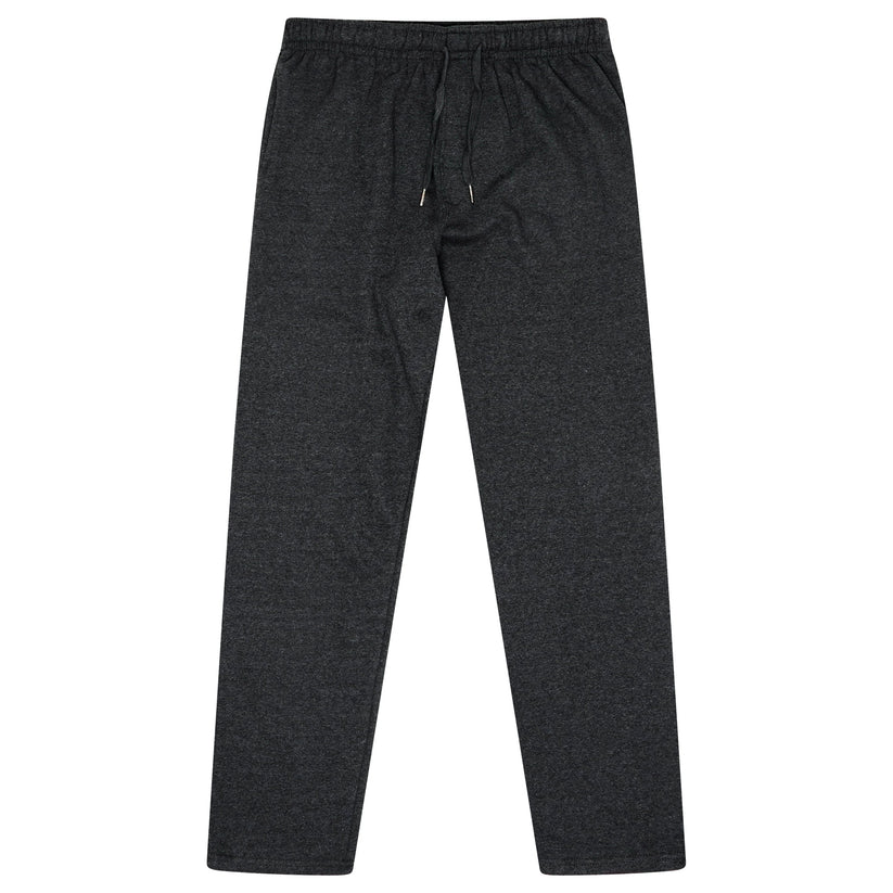 Mens Open Hem Joggers Fleece Tracksuit Bottoms Casual Lounge Pants - QHA UK