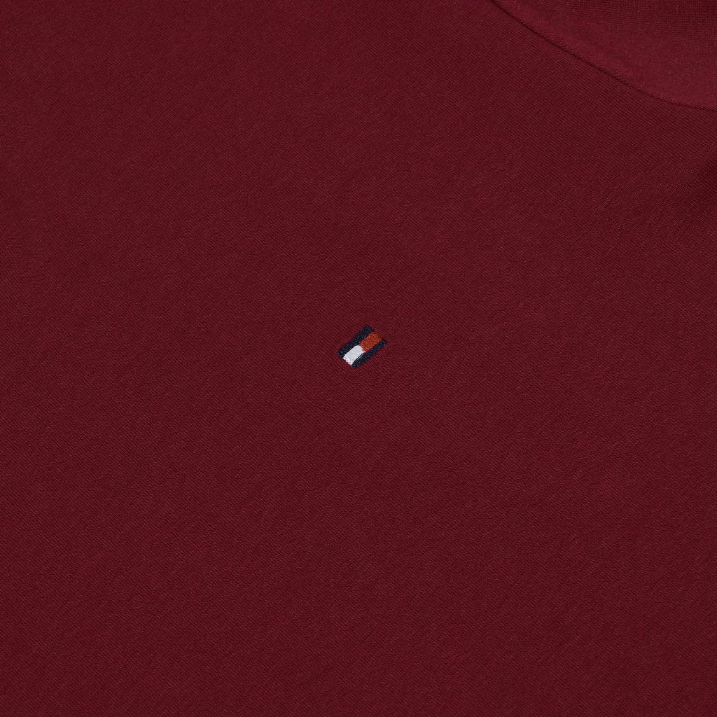 Tommy Hilfiger Mens Embroidered Logo Cotton Crew Neck T-Shirt S-2XL - QHA UK