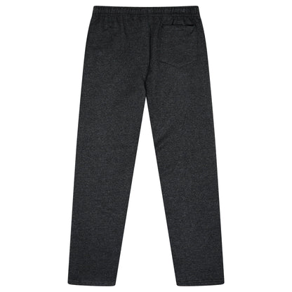Mens Open Hem Joggers Fleece Tracksuit Bottoms Casual Lounge Pants - QHA UK