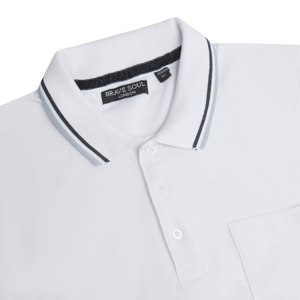 Brave Soul Cosmo Pique Polo Shirt