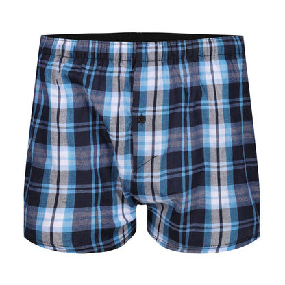 Payden Mens 3 Pack Check Boxer Shorts Cotton Rich Underwear S-2XL - QHA UK